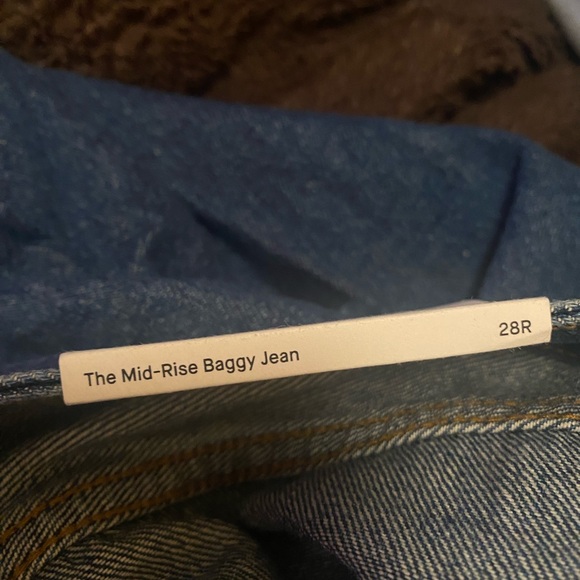 Everlane Women's Mid-Rise Baggy Jeans 28R - Picture 7 of 7